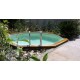 Piscine bois octo 400 prof. 120cm