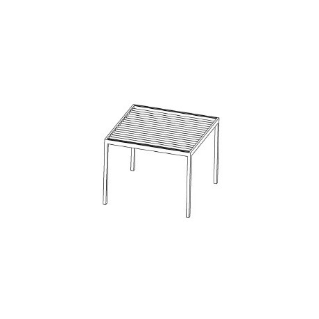 Pergolas 3m x 3m x h2,45m, autoportée