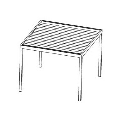 Pergolas bioclimatique 3m x 3.11m h2.45m autoportée gris anthracite